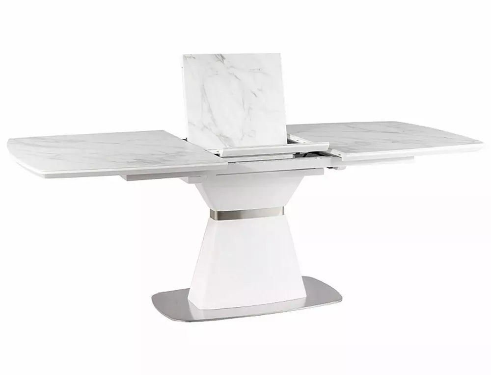 Masă extensibilă CERA WHITE 160(210) x 90 CM