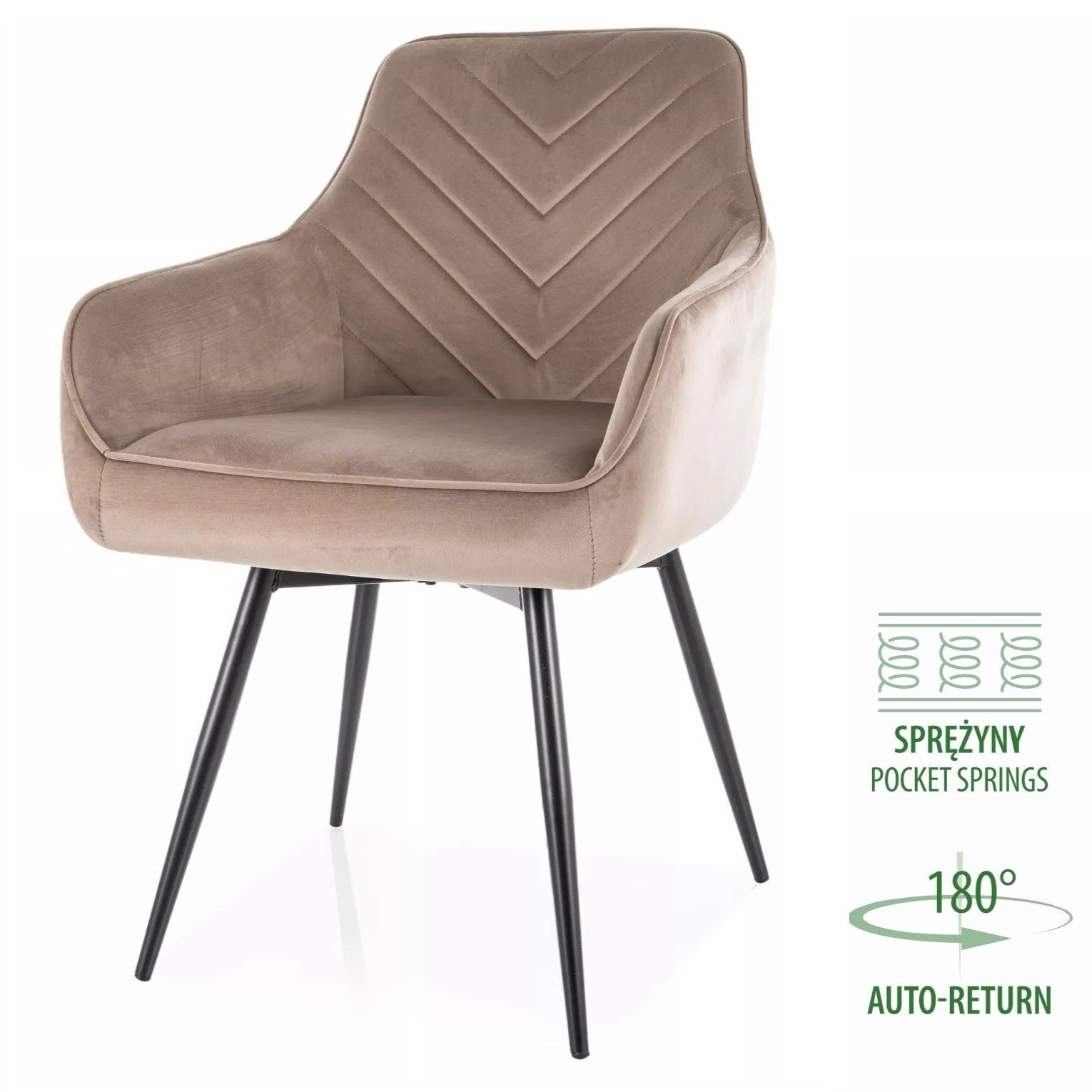 Scaun SERVIA VELVET
