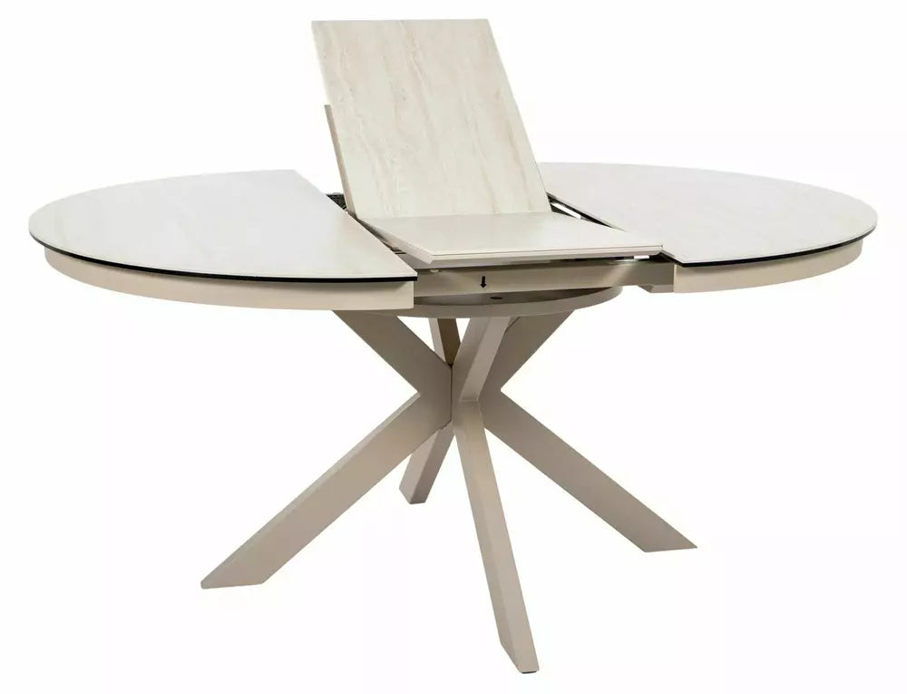 Masa extensibila PROTOS CERAMIC TRAVERTIN 120(160)X120 CM