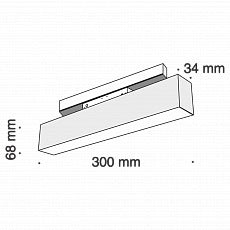 Proiector pe sina magnetica BAZIS 30CM 12W