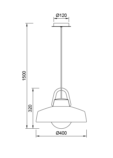 Lampa suspendata FERESA