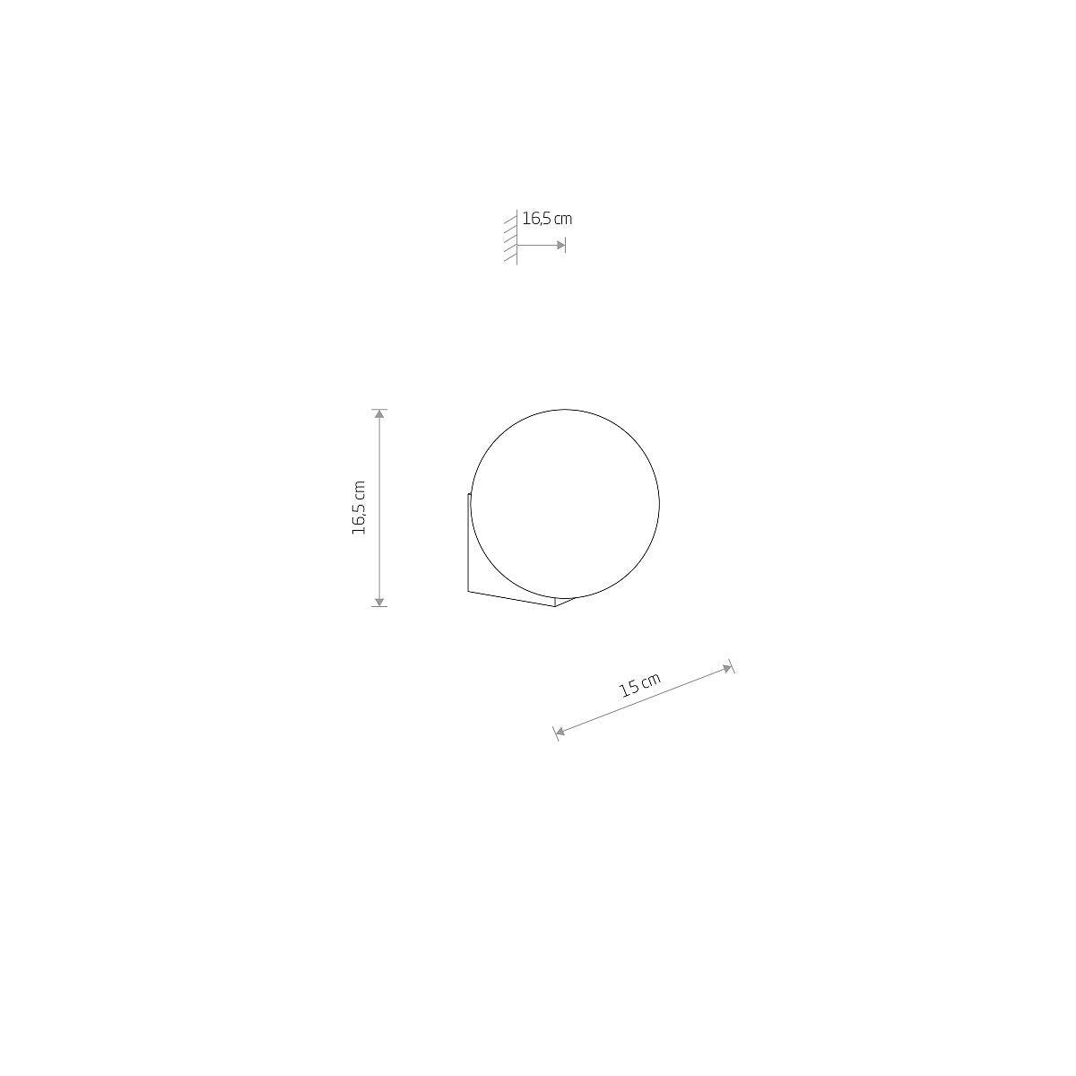 Aplica de perete QUADER