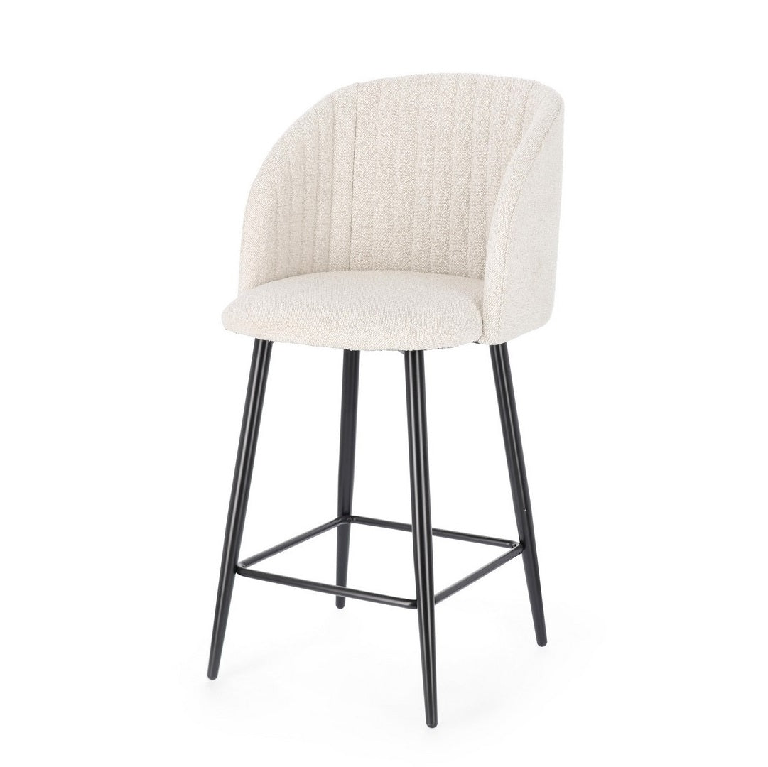 Scaun de bar QUEENS BOUCLE H65 CM CREAM - P
