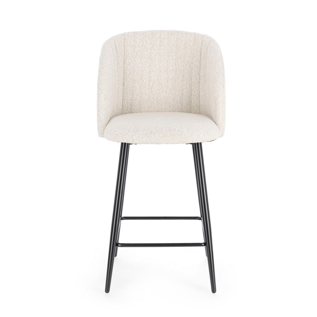 Scaun de bar QUEENS BOUCLE H65 CM CREAM - P