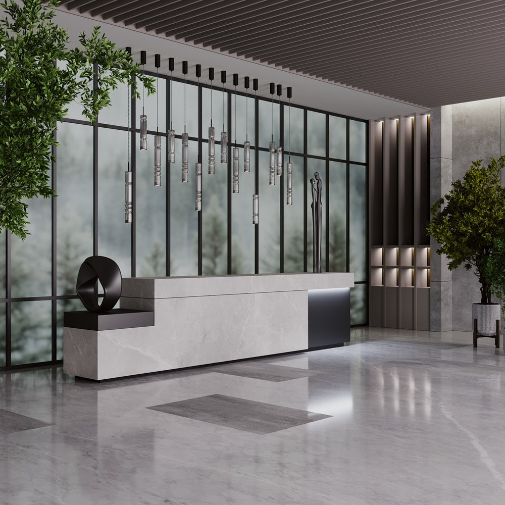 Lampa suspendata RADEON LONG BLACK