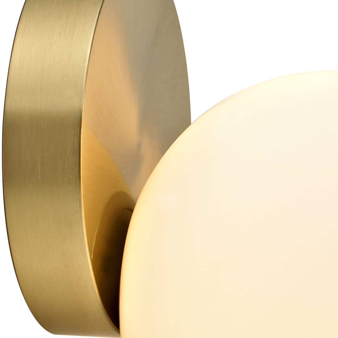 Aplica de perete ARIA bronz & alb opal