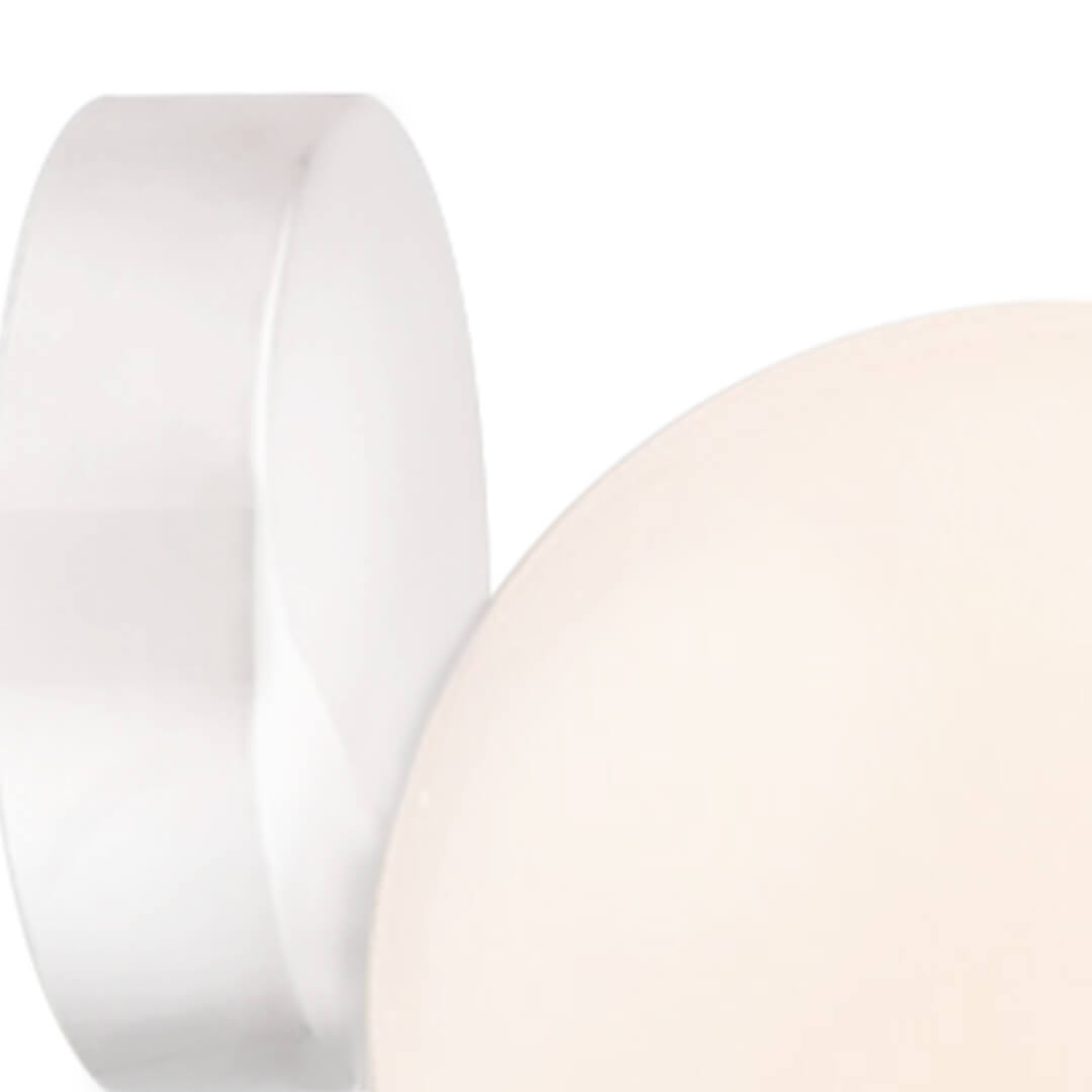 Aplica de perete ARIA bronz & alb opal