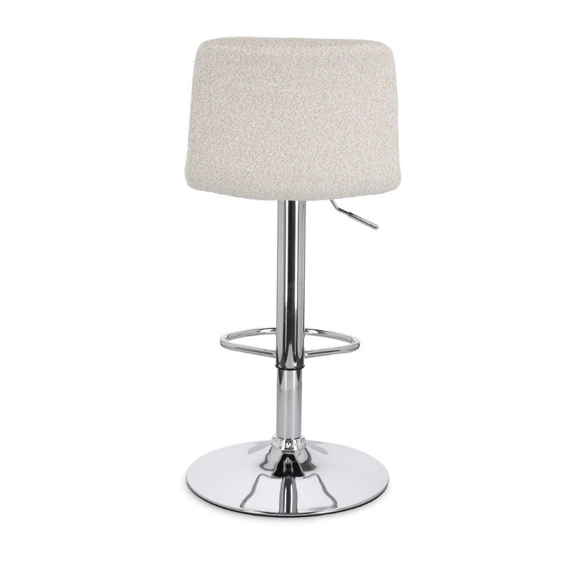 Scaun de bar RAFAEL CHROME H60/81 CM