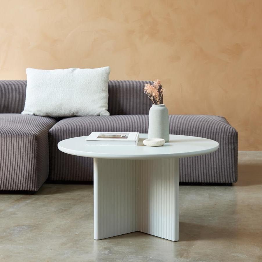 Masuta de cafea RALMA GREIGE Ø80 x 45 CM