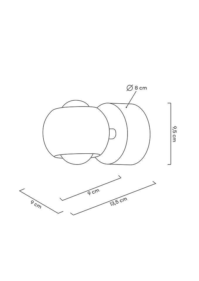 Aplica de perete RAMALIA