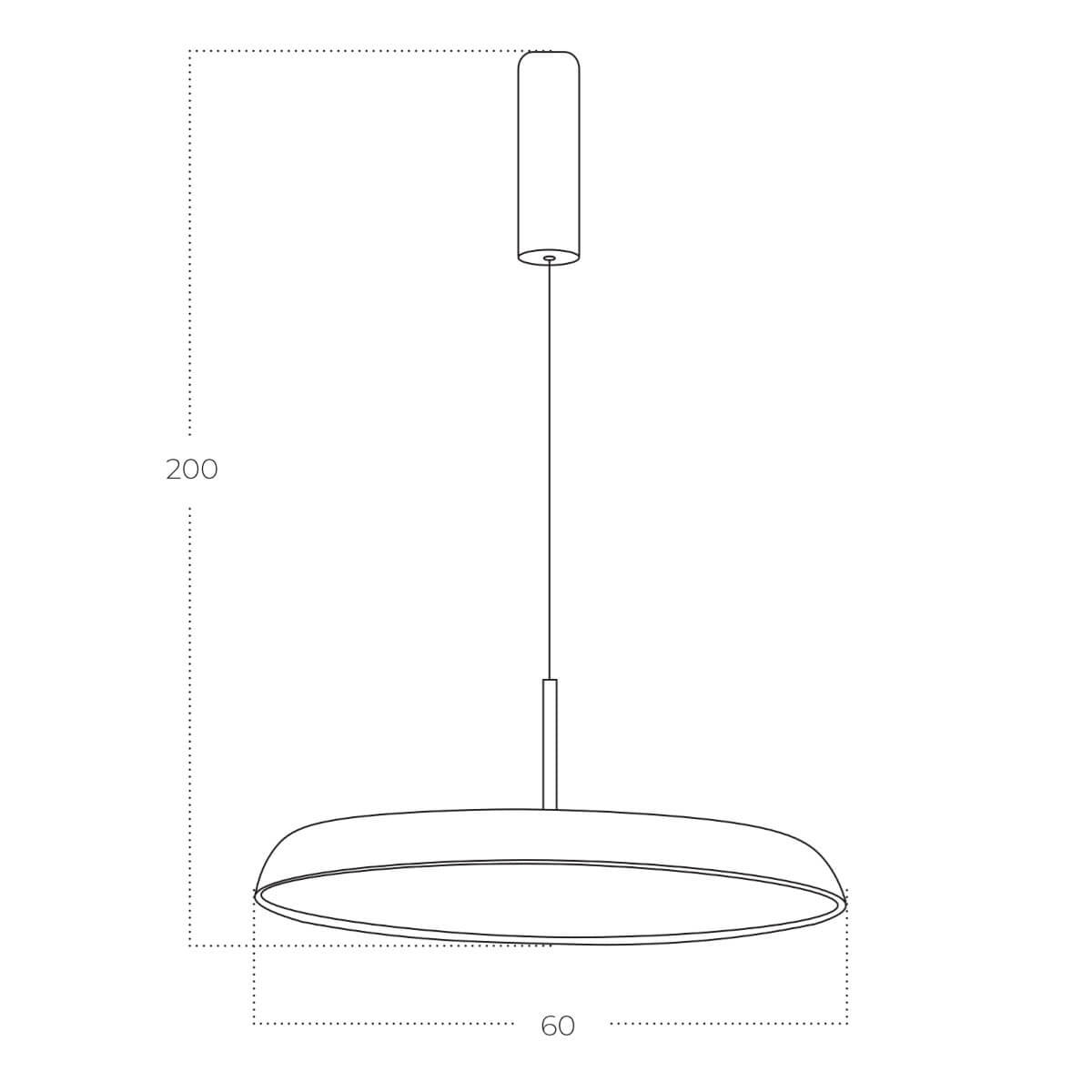 Lampa suspendata dimabila REYNOSA 50W