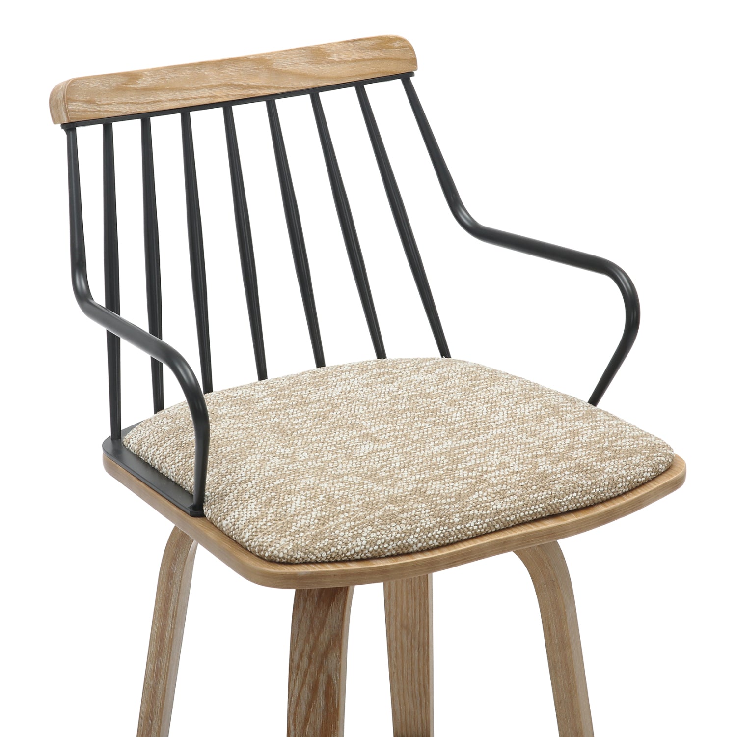 Scaun de bar RIONA BEIGE H56 CM