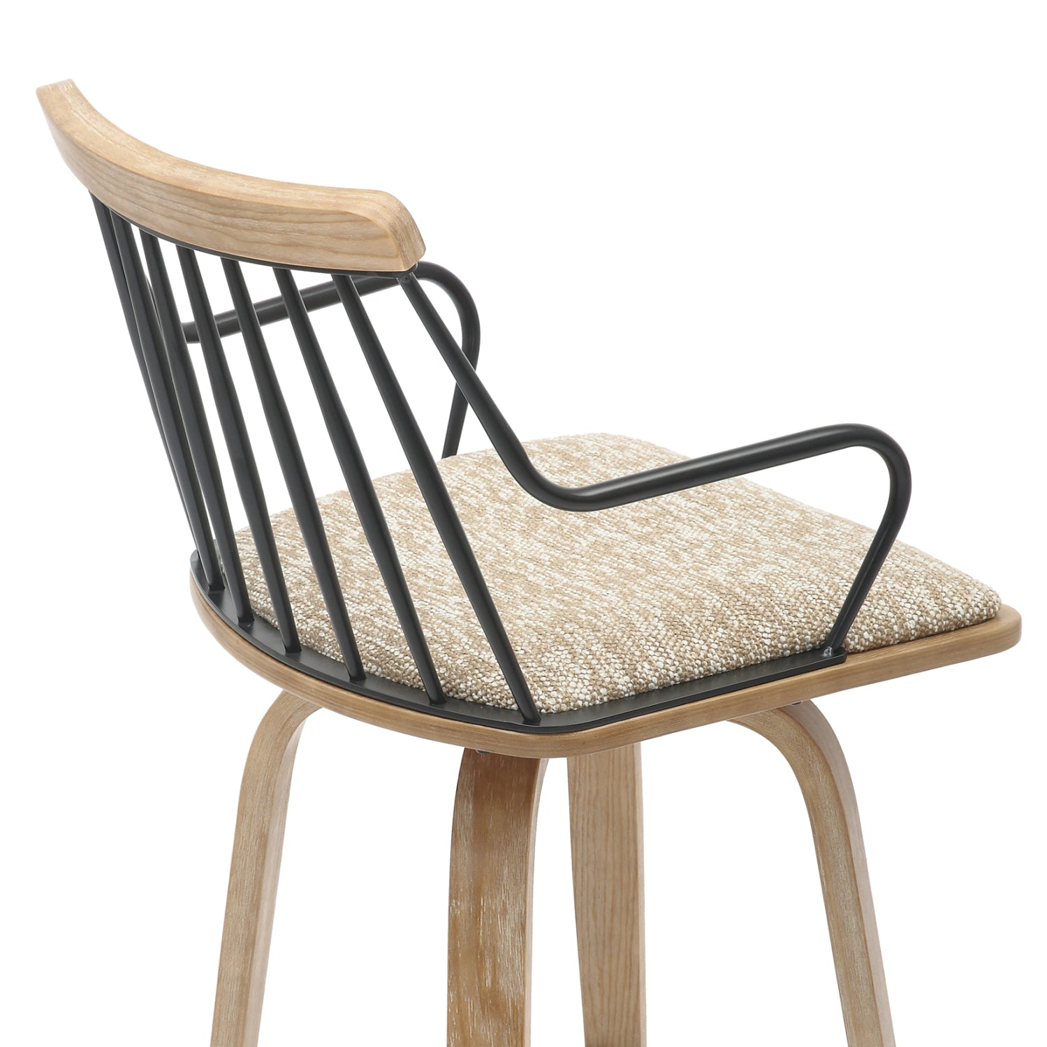 Scaun de bar RIONA BEIGE H56 CM