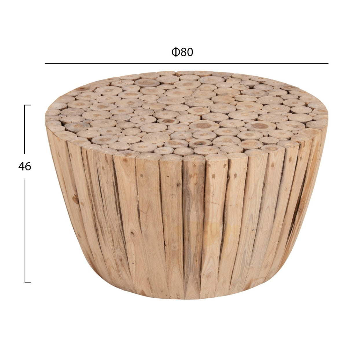 Masuta de cafea ROSTOV Ø80 x 46 CM