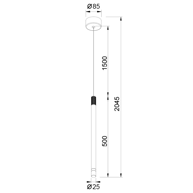 Lampa suspendata ROVANIEMI BLACK