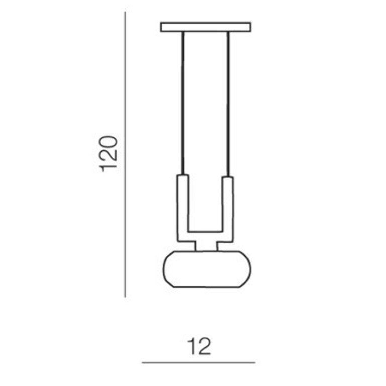 Lampă suspendată RUBIC 1