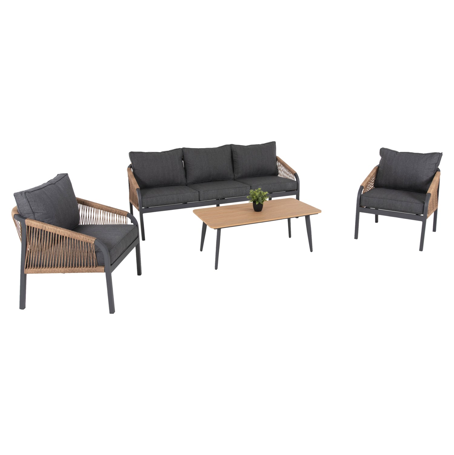 Set pentru exterior POLKA ANTHRACITE