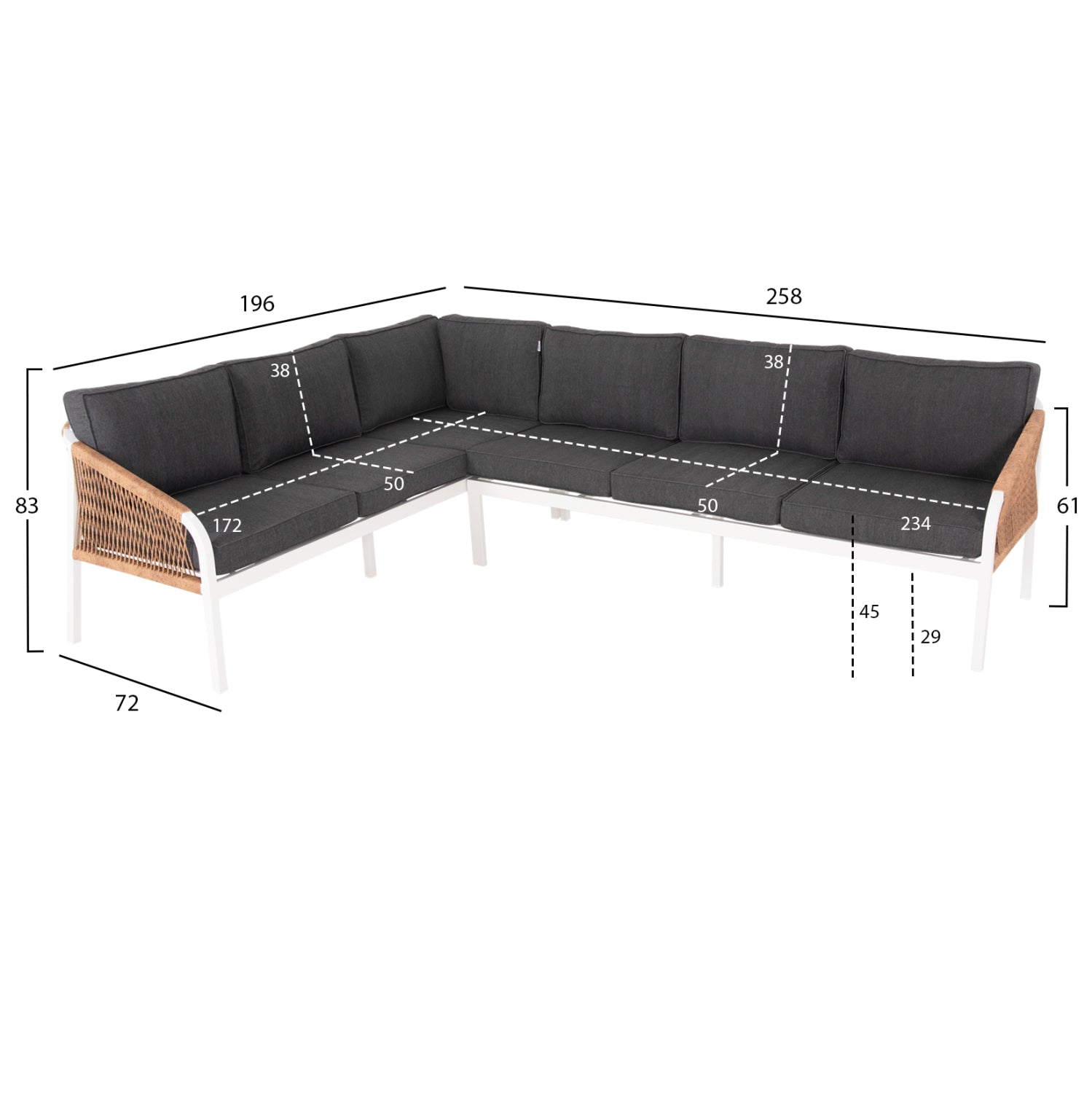 Coltar pentru exterior AMALIA