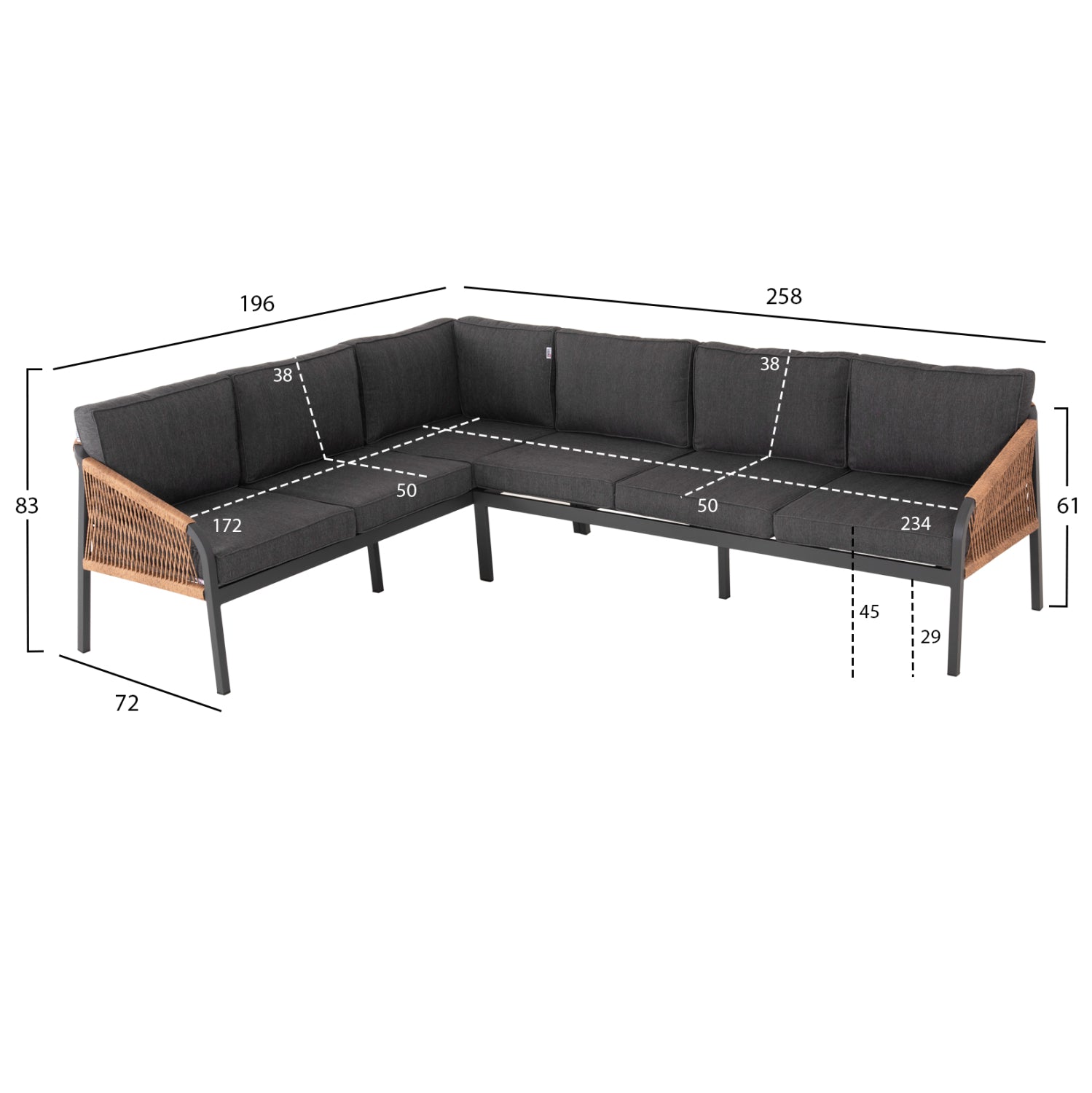 Coltar pentru exterior AMALIA