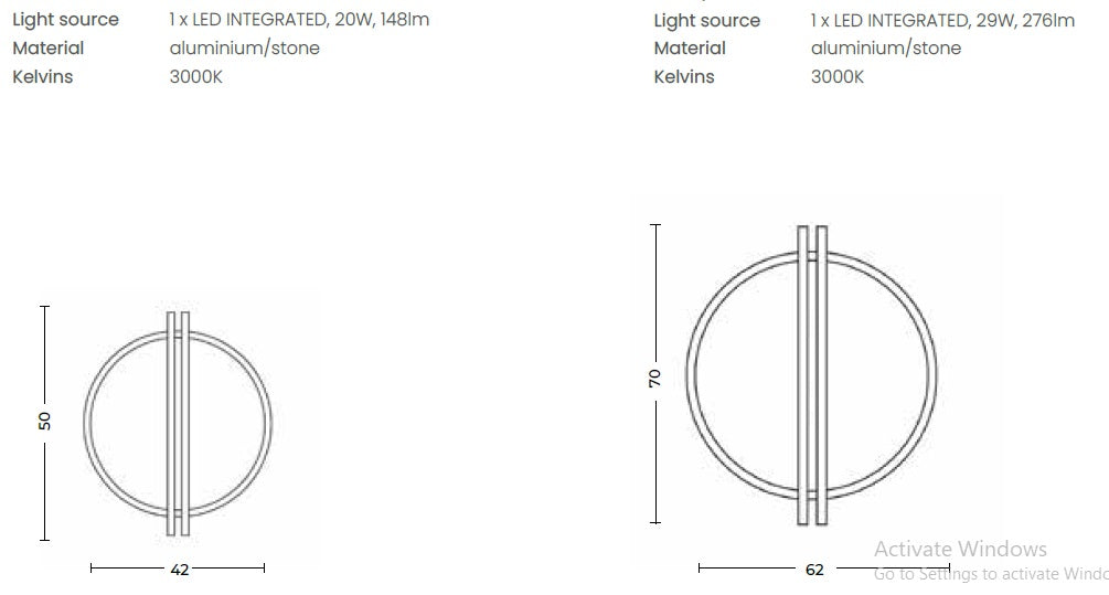 Aplica de perete SATURN