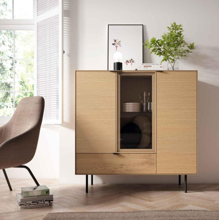 Vitrina SAVONA 120 x 40 x 118 CM