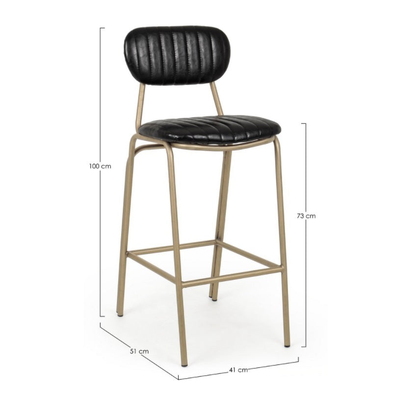 Scaun de bar ADDY H73 CM BLACK