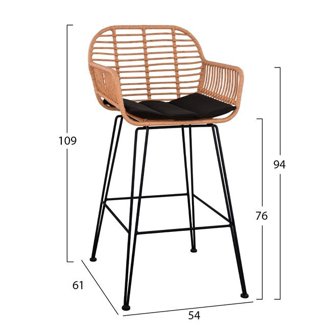 Scaun de bar OFELIA H76 CM
