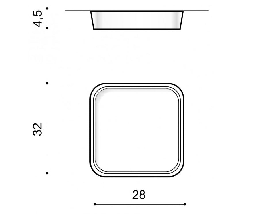 Plafoniera dimabila SERGIO 4000K-Grey