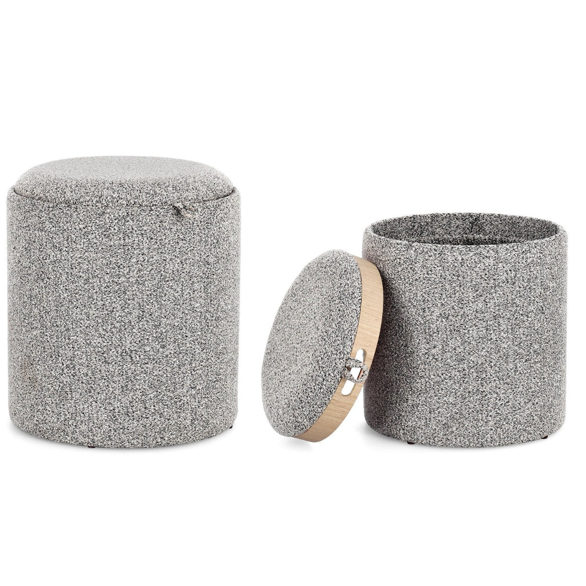 Set 2 taburete SASHA Ø34/39 CM