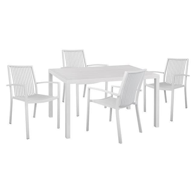 Set masa si scaune CLARA 140x80x75.5 CM