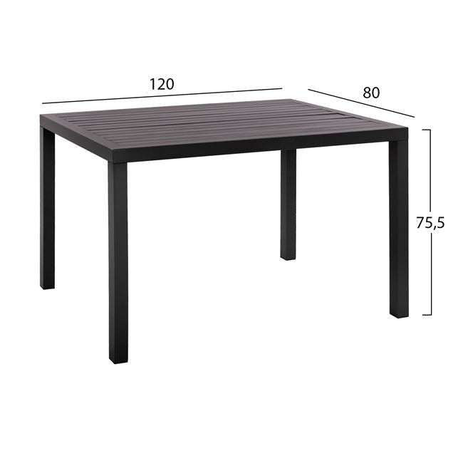 Set masa si scaune JULIETT 120x80x75.5 cm