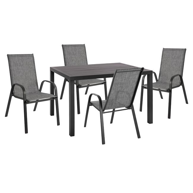 Set masa si scaune JULIETT 120x80x75.5 cm