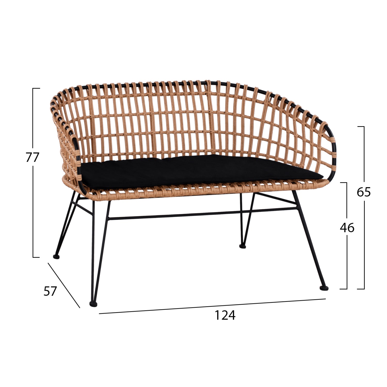 Set pentru exterior MALAGA