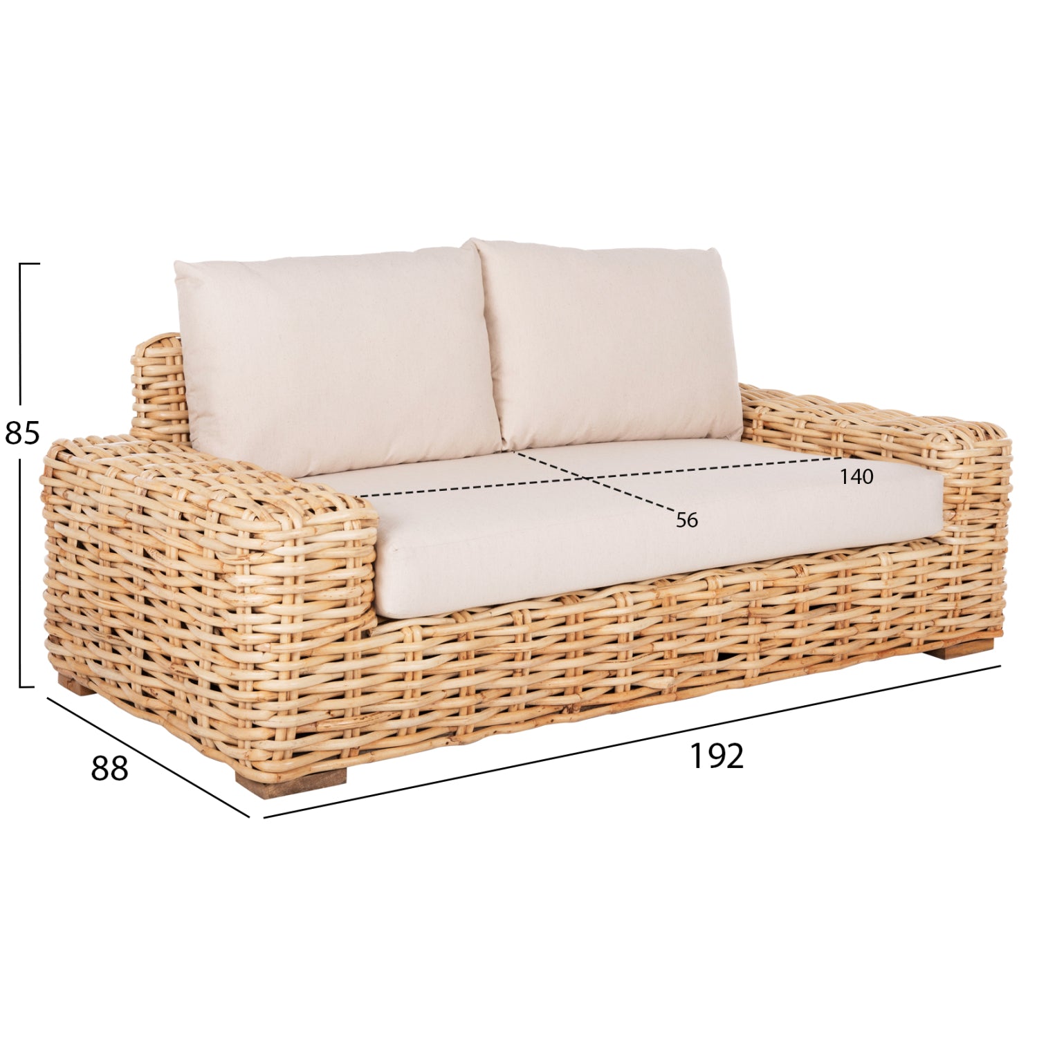 Set pentru exterior MIRELO 4PCS