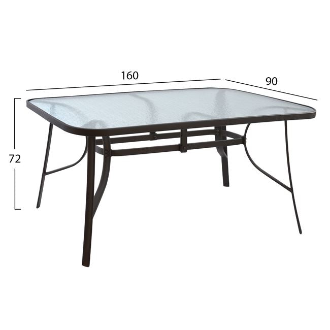 Set masa si scaune AMIRA 160x90x72cm