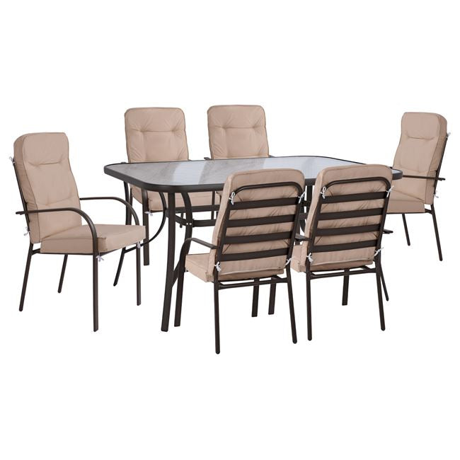 Set masa si scaune AMIRA 160x90x72cm
