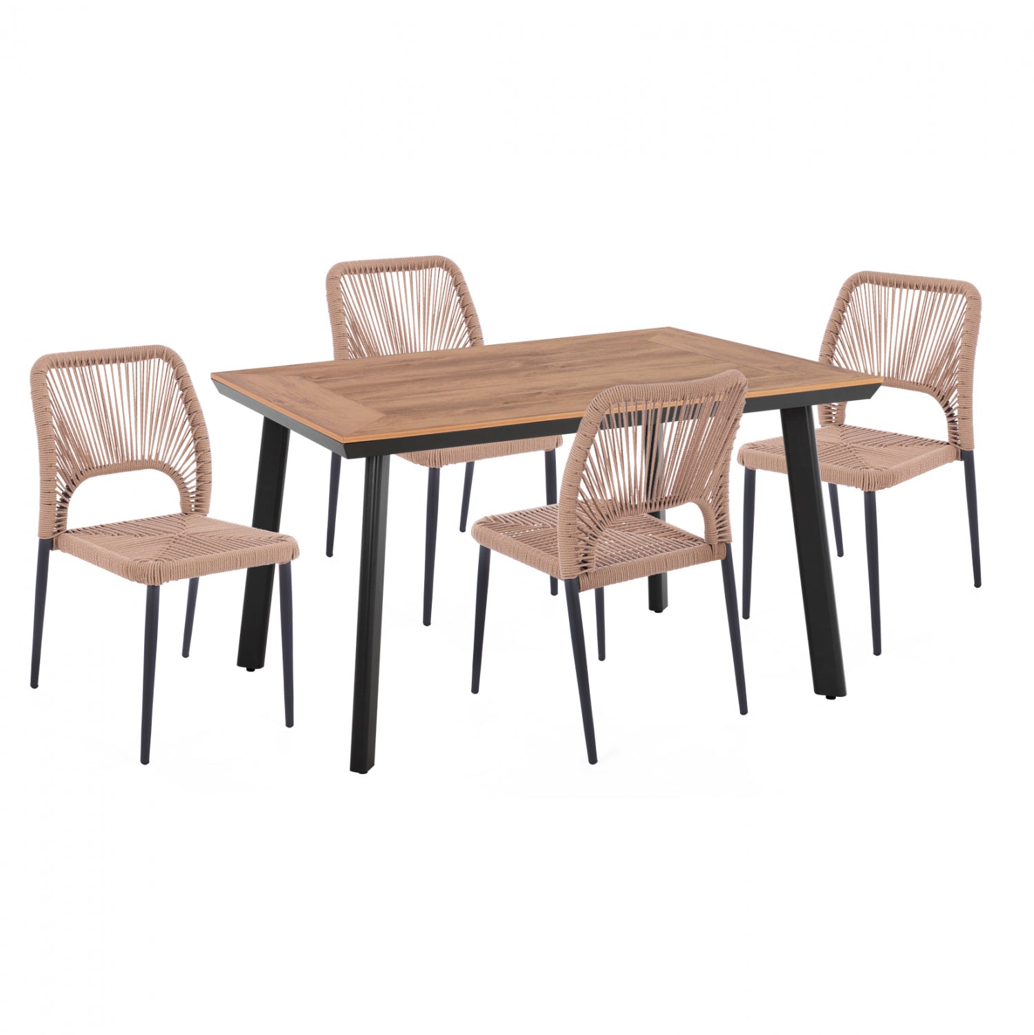 Set masa si scaune MISTRALE QUATTRO
