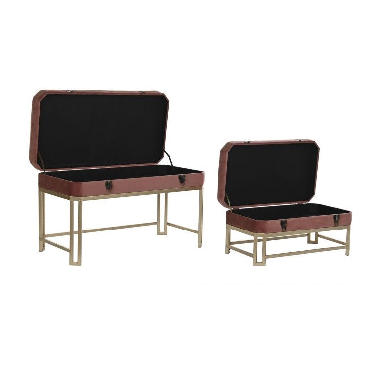 Set bancuta și taburet VELA 60x34/80x40 CM