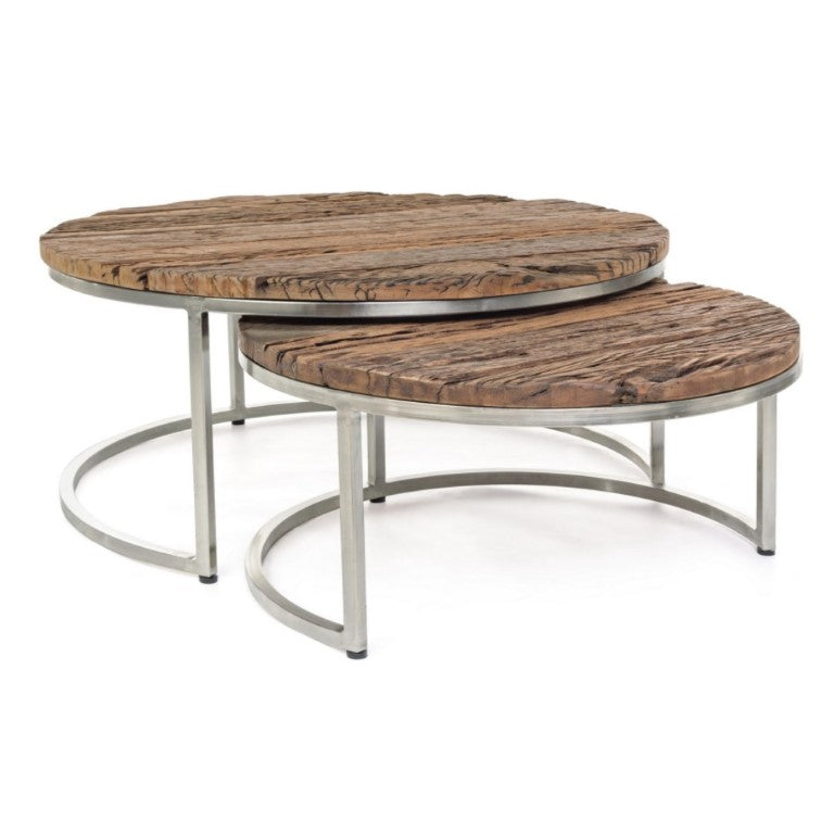 Set 2 măsuțe de cafea RAFTES