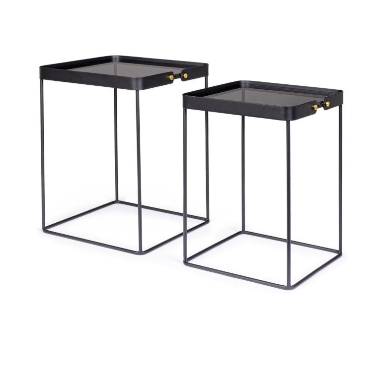 Set 2 măsuțe de cafea ZEIN SQUARE