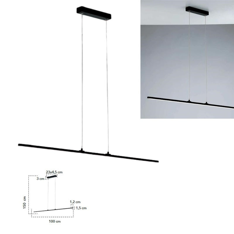 Lampa suspendata SHANGHAI BLACK