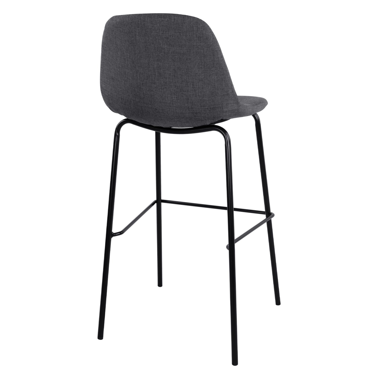 Scaun de bar CALABRIA GREY FABRIC H65 CM