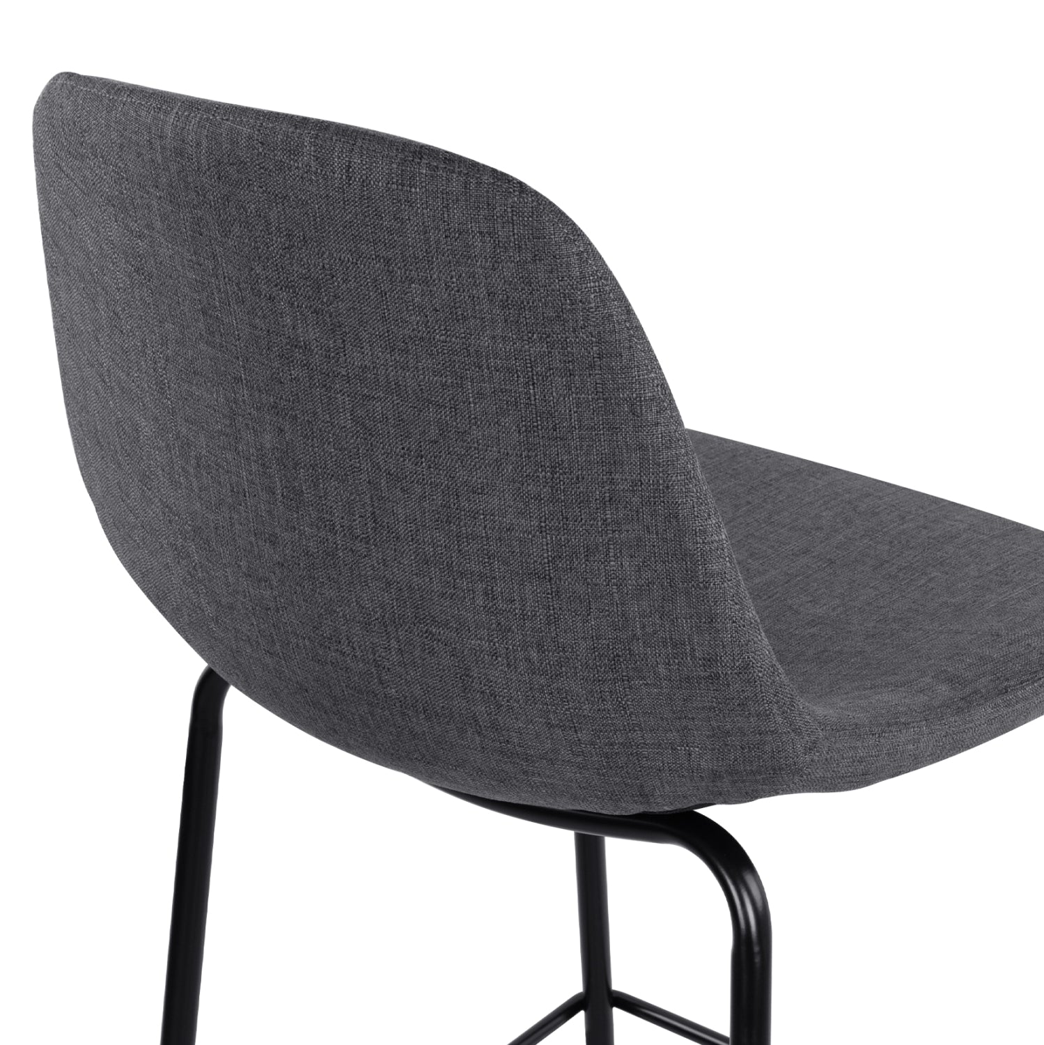 Scaun de bar CALABRIA GREY FABRIC H65 CM
