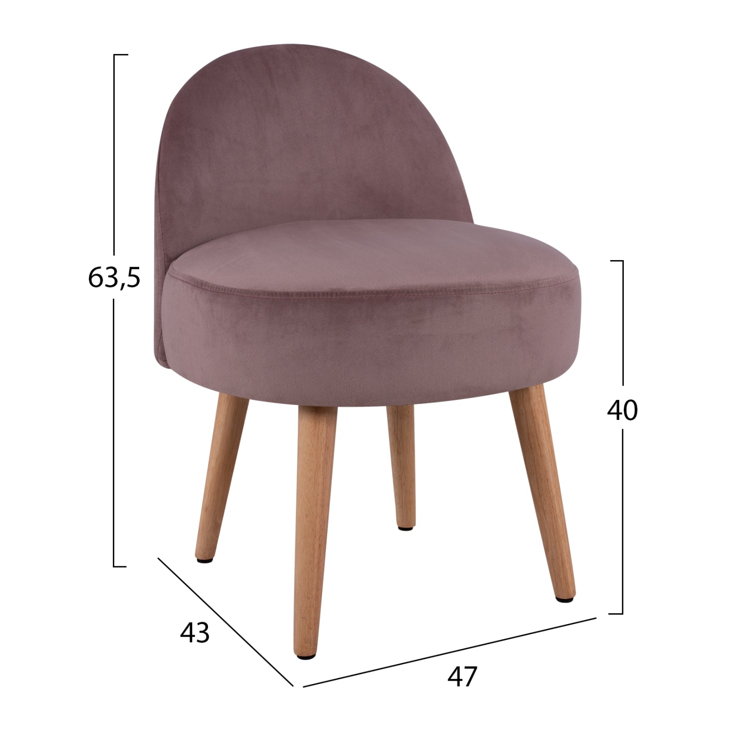 Taburet HALDEN VELVET