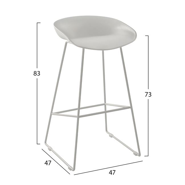 Scaun de bar MILANA H73 CM