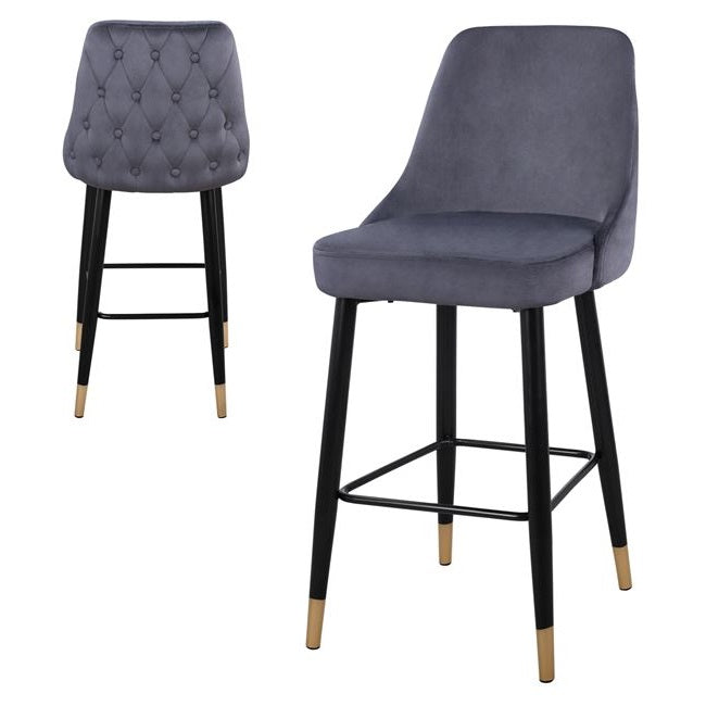 Scaun de bar CESSY VELVET H75 CM