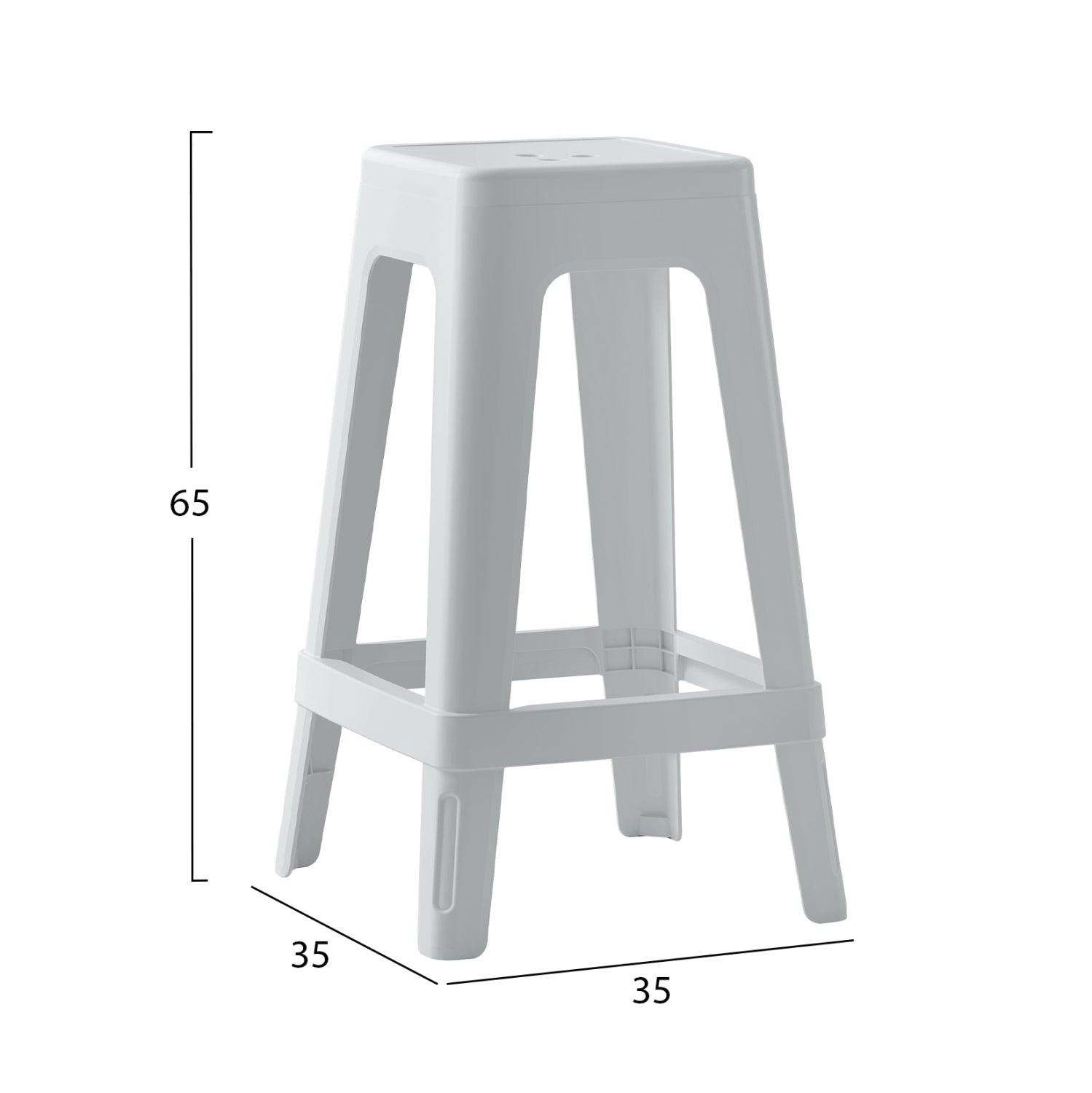Scaun de bar FERVON H65 CM