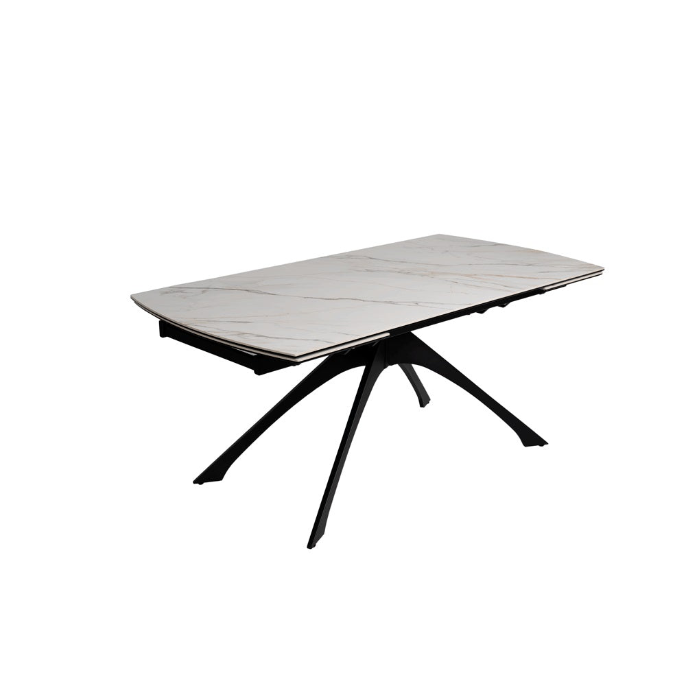 Masa extensibila SOFIE BEIGE/BLACK 180(260) x 90 CM