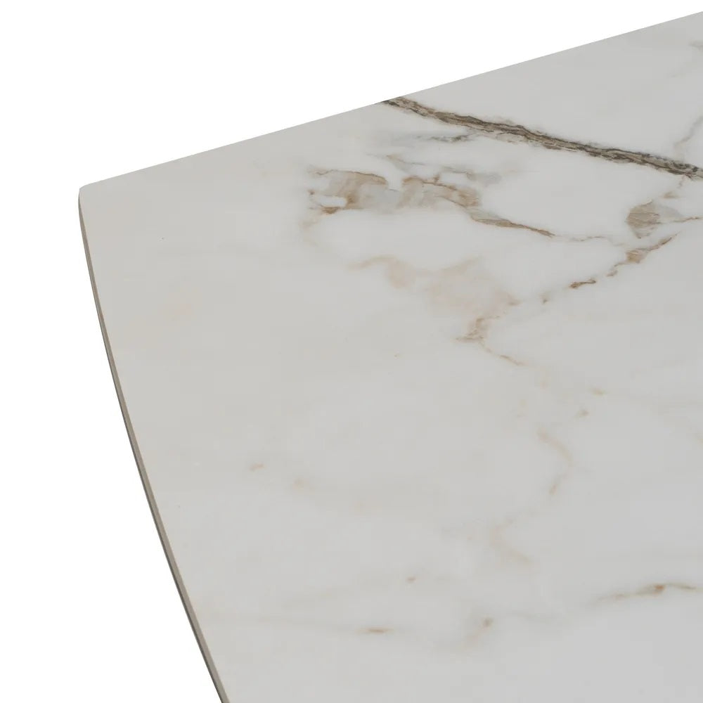 Masa extensibila SOFIE BEIGE/BLACK 180(260) x 90 CM