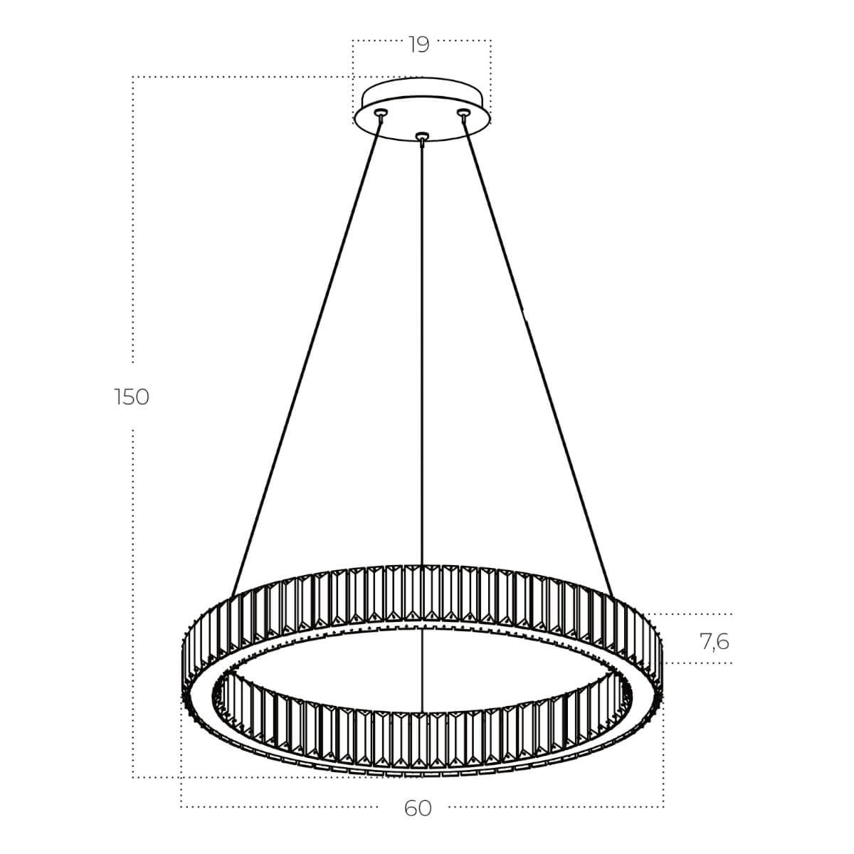 Lampa suspendata dimabila STALKO 30W
